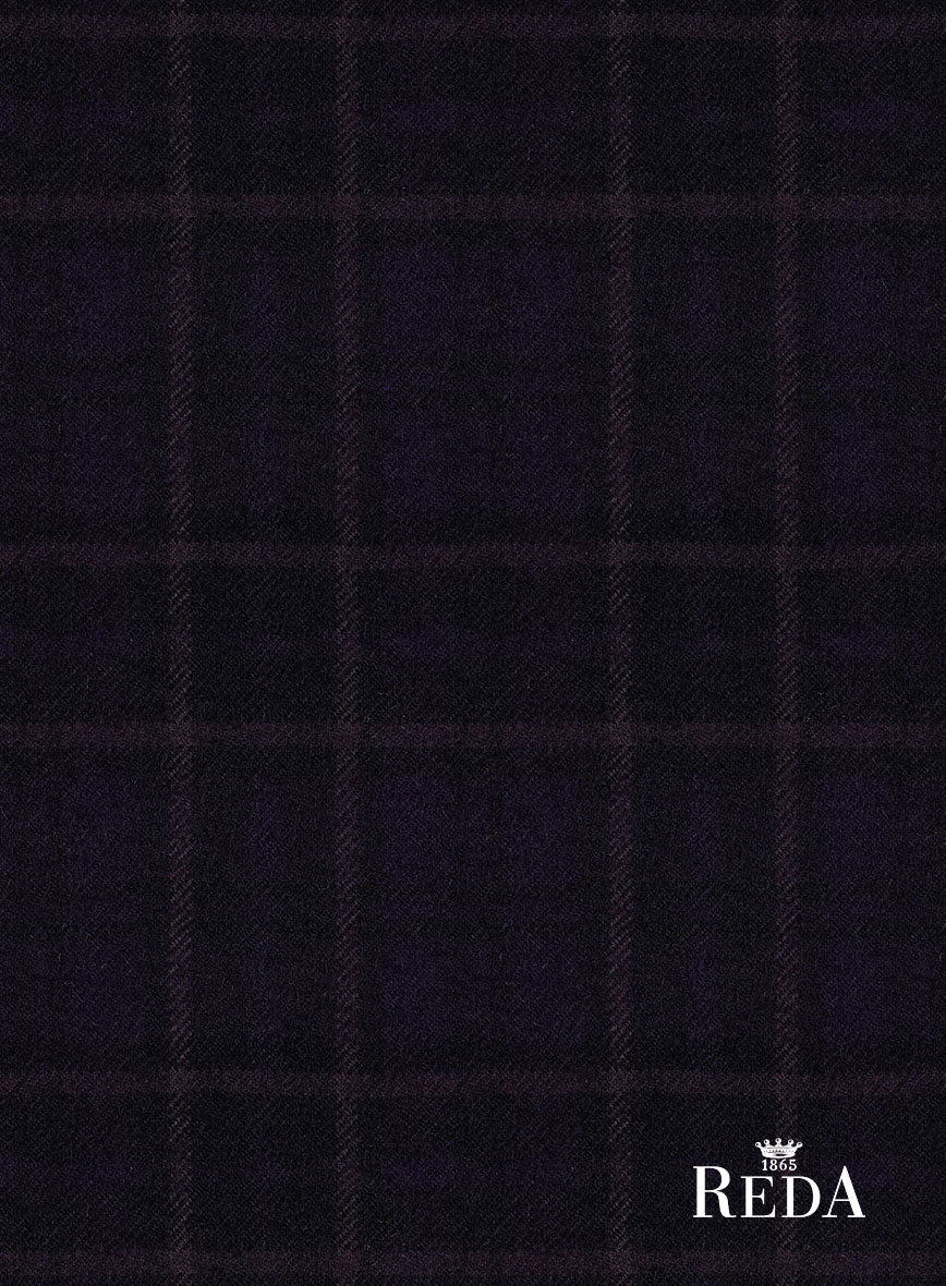 Reda Eralto Purple Checks Wool Suit - Image 7