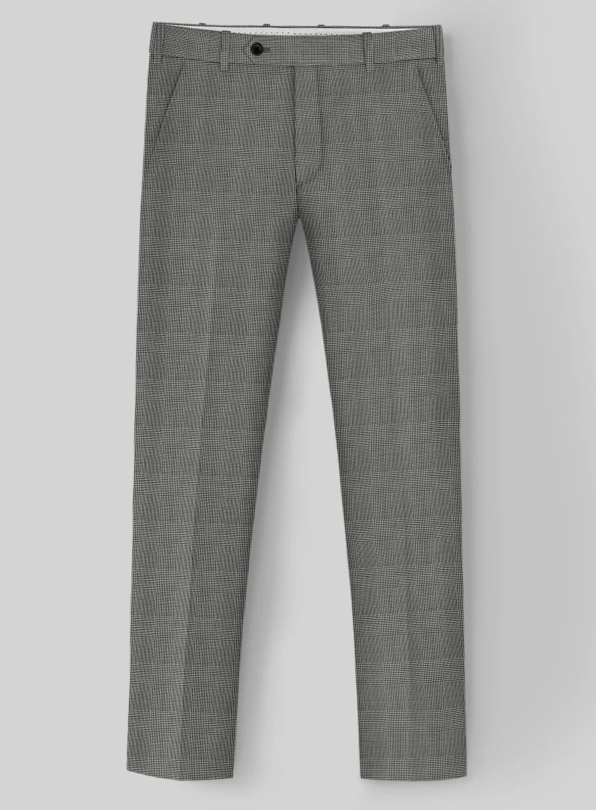 Reda Fivaro Black Checks Wool Suit - Image 6