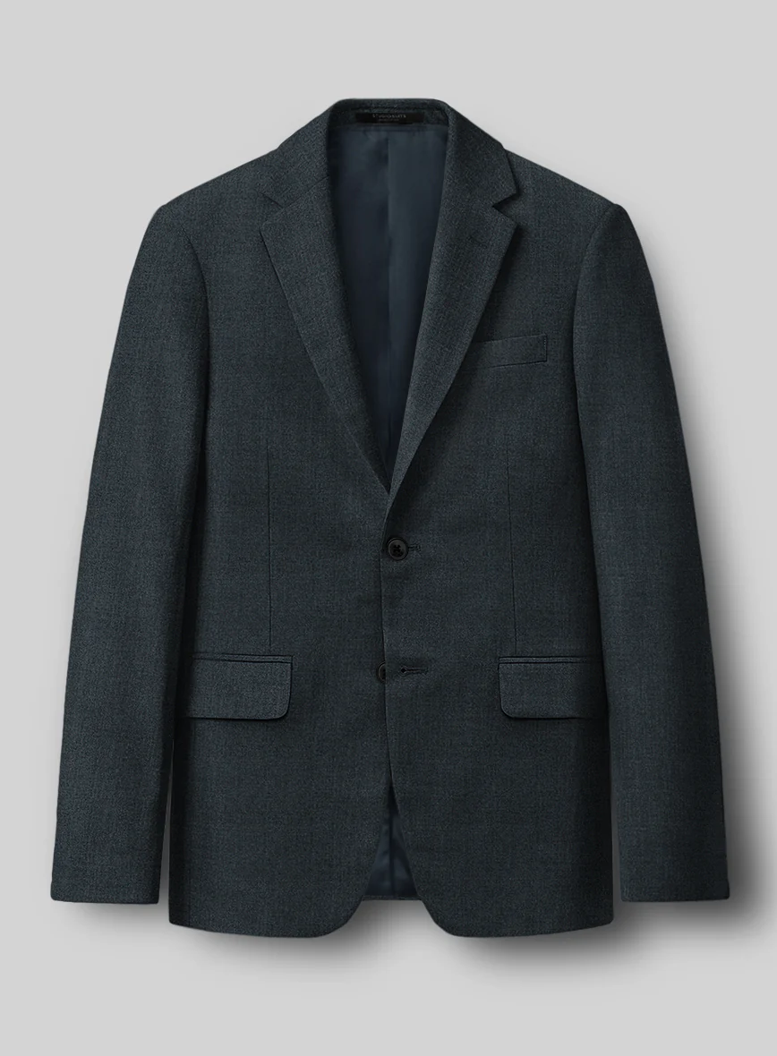 Reda Flexo Cosmic Blue Wool Jacket