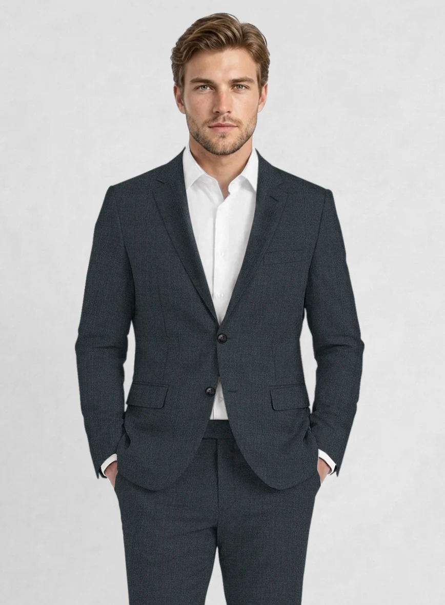 Reda Flexo Cosmic Blue Wool Jacket - Image 2