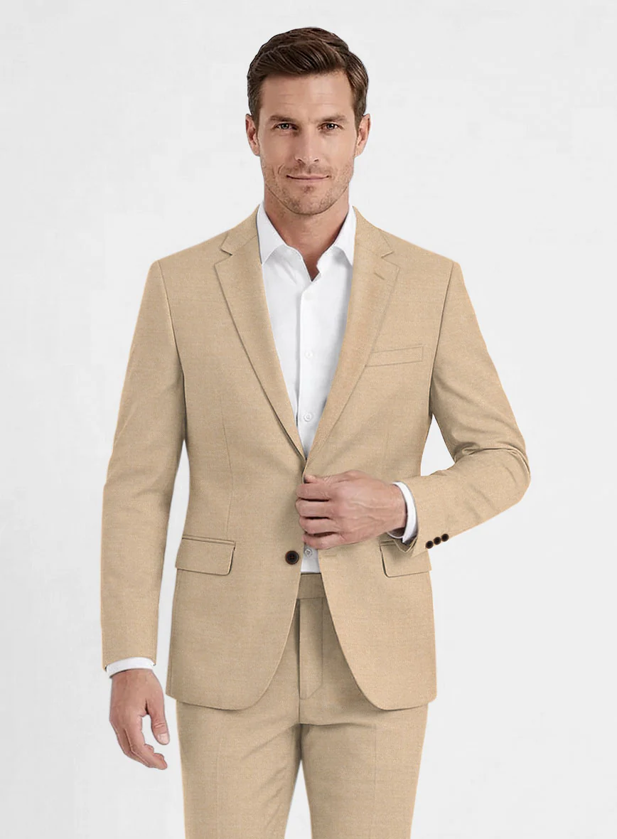 Reda Flexo Dark Beige Suit - Image 3