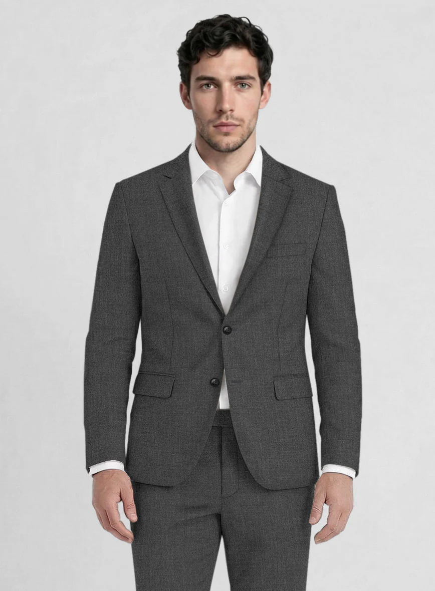 Reda Flexo Dark Gray Wool Jacket - Image 2