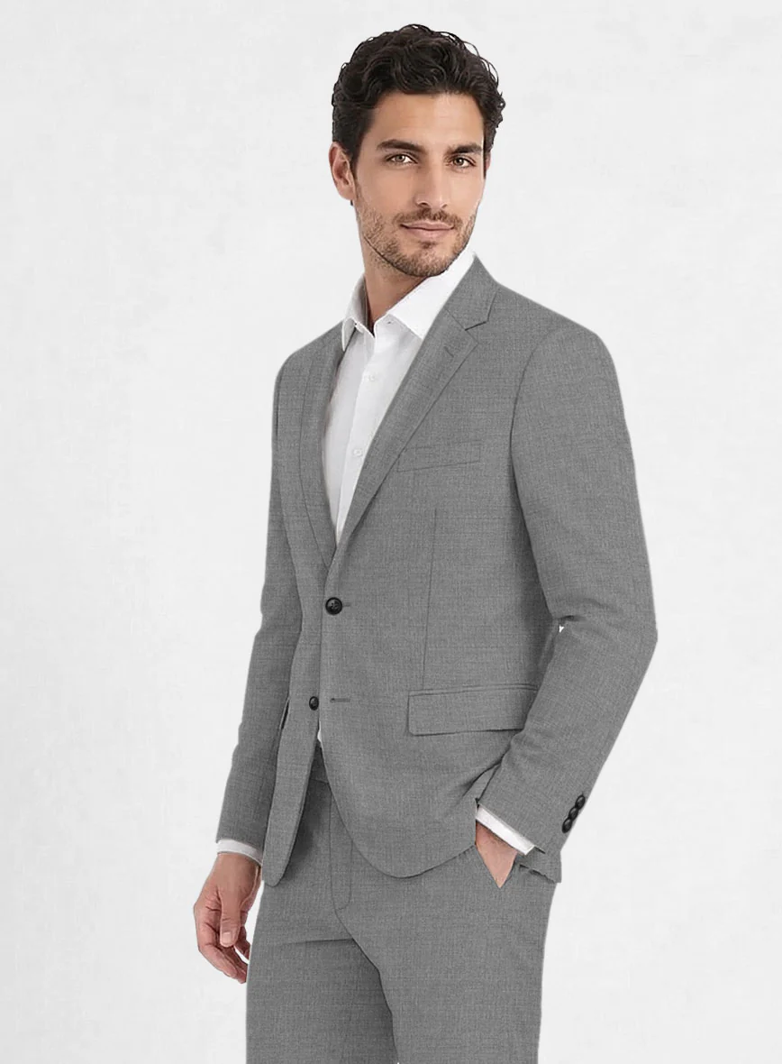 Reda Flexo Gray Wool Suit - Image 4