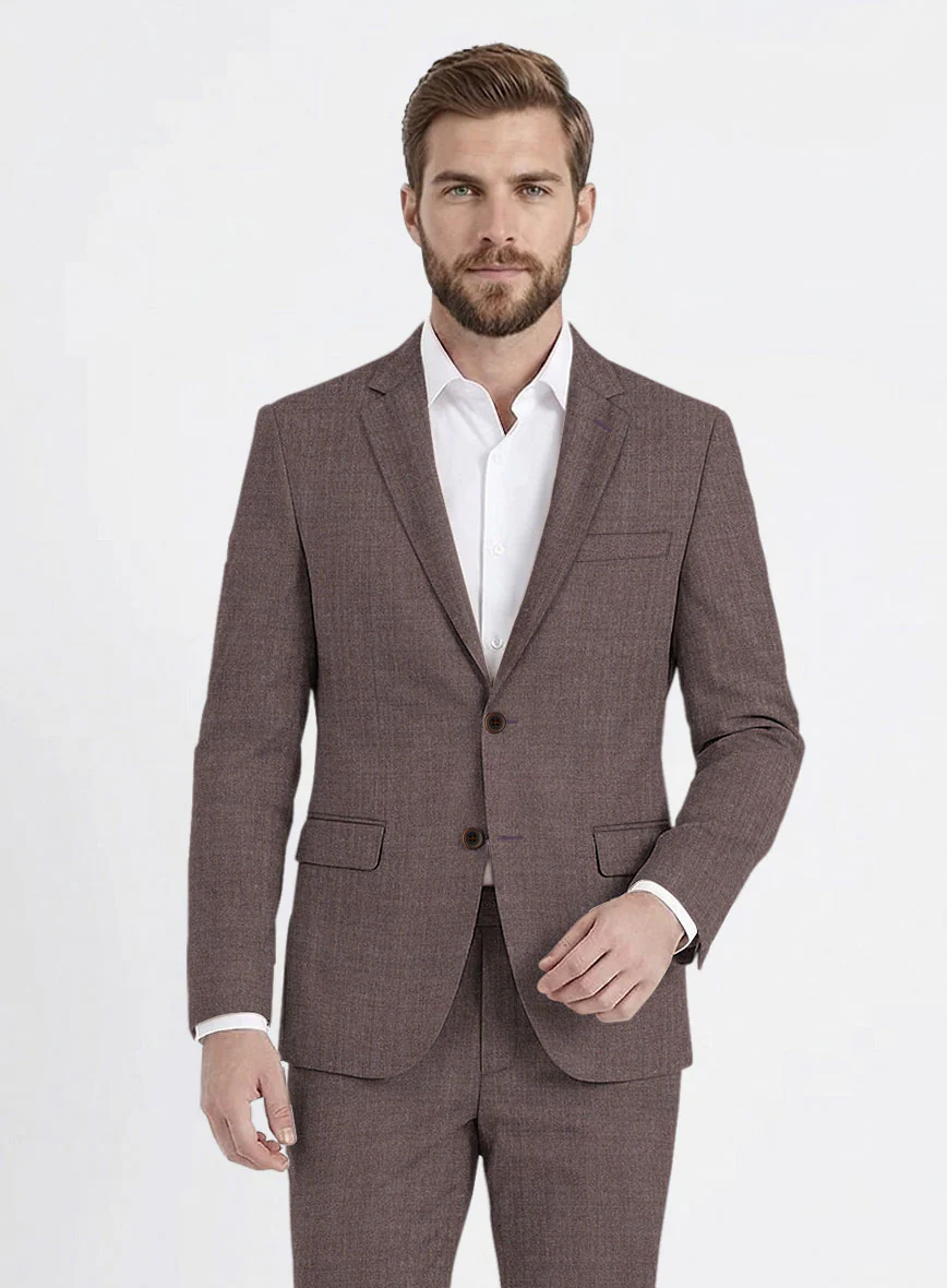 Reda Flexo Mauve Wool Suit - Image 3