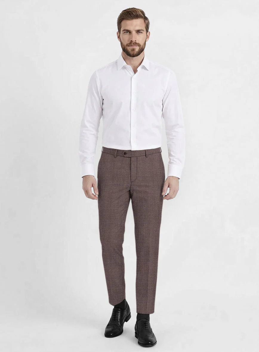 Reda Flexo Mauve Wool Suit - Image 7