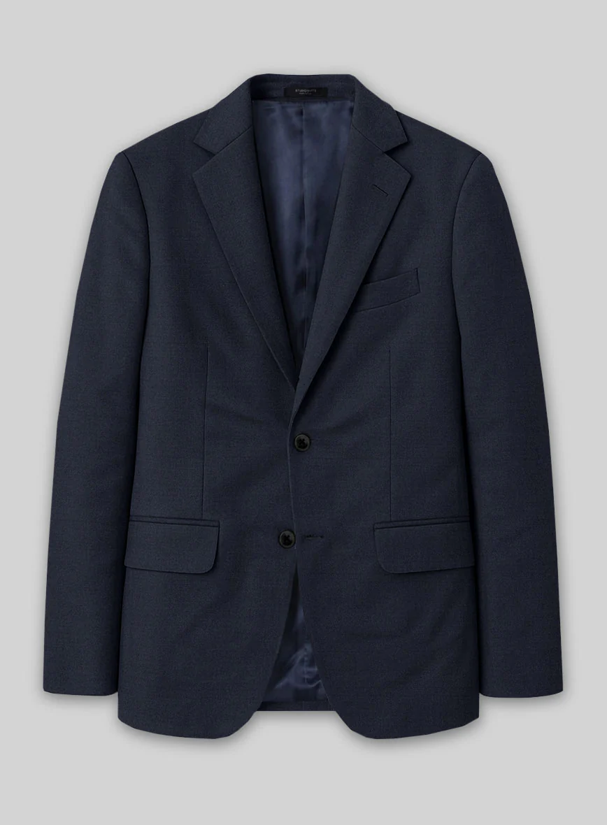 Reda Flexo Navy Blue Wool Suit - Image 3