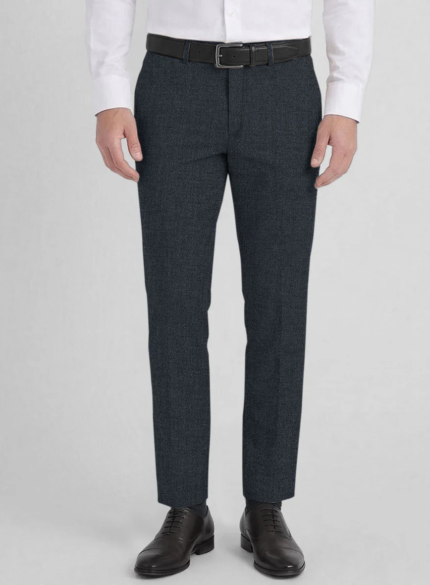Reda Flexo Regal Blue Wool Pants