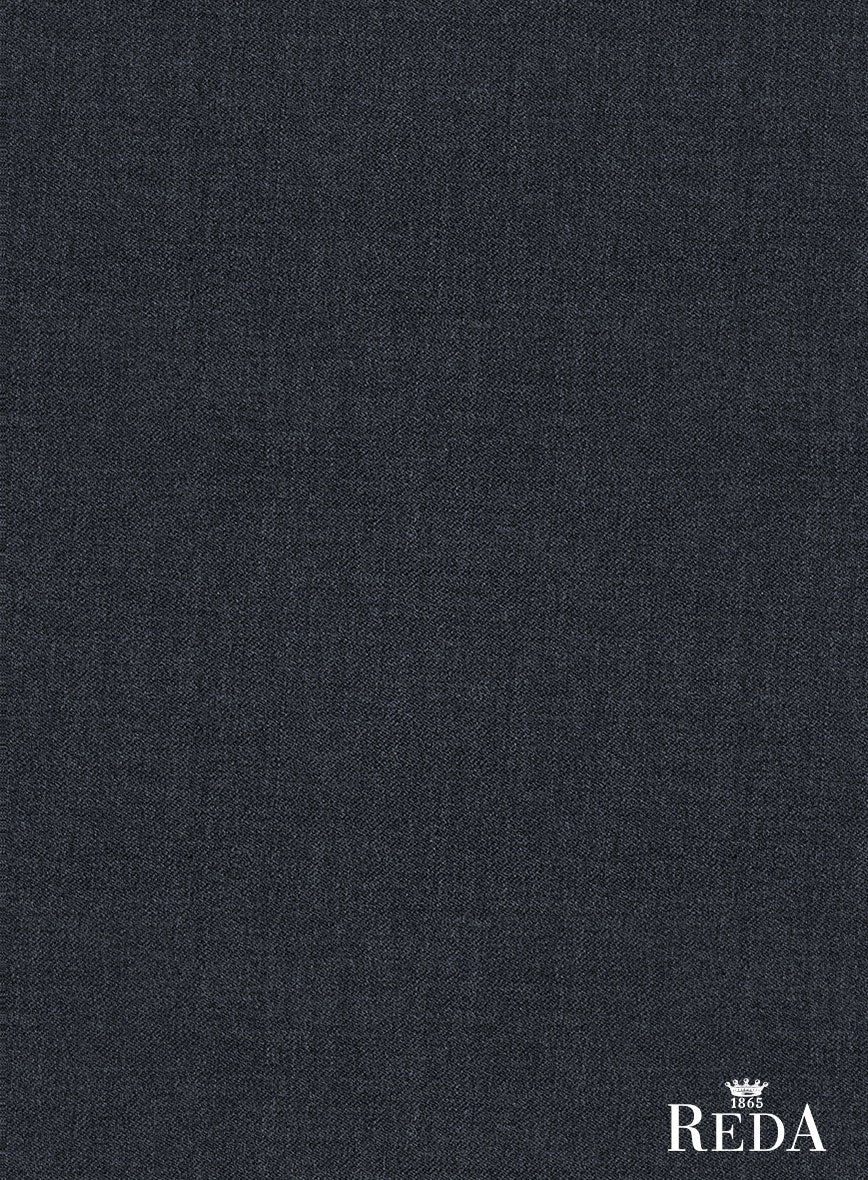 Reda Flexo Regal Blue Wool Pants - Image 4