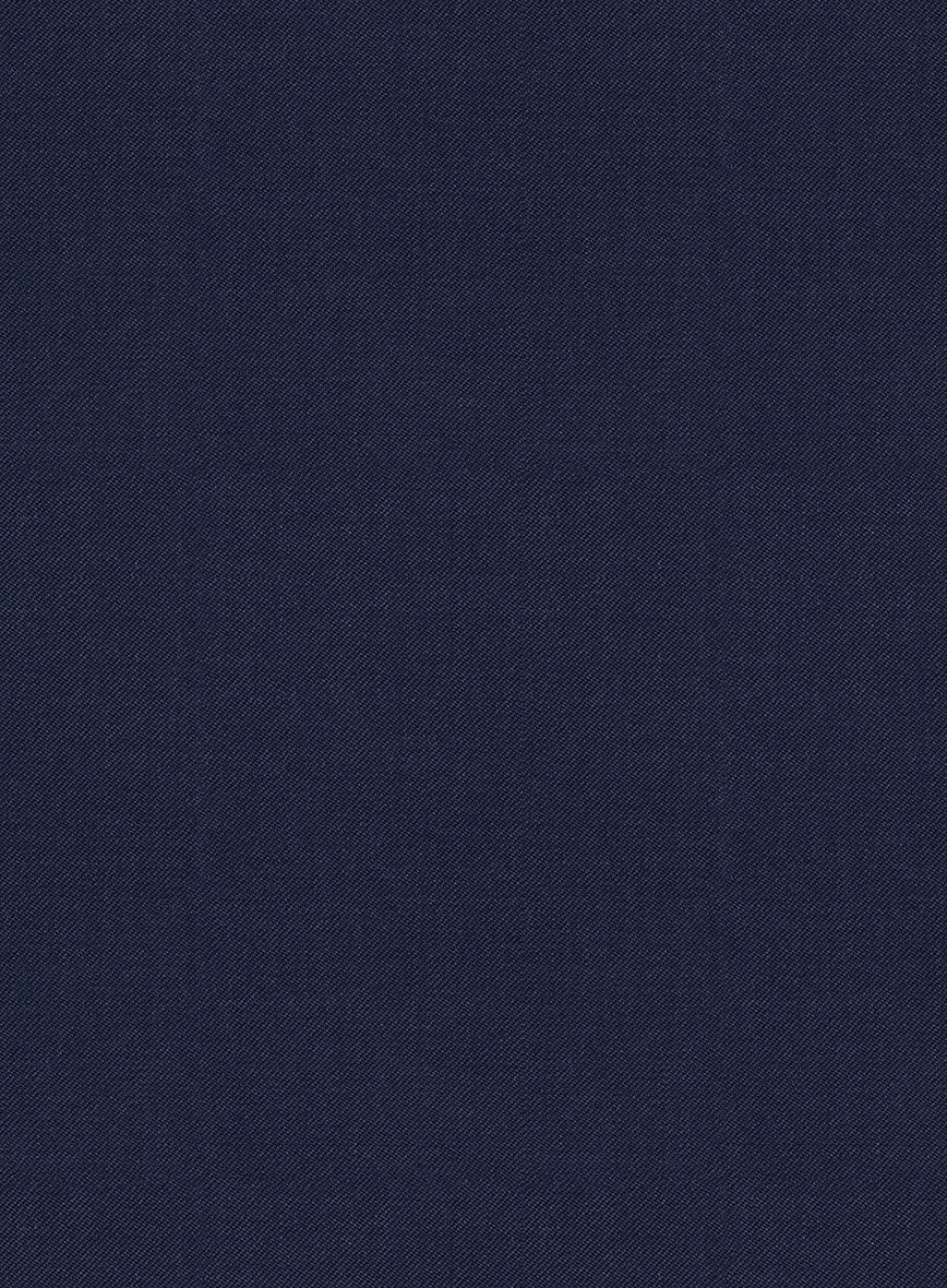 Reda Gem Blue Pure Wool Pants - Image 3