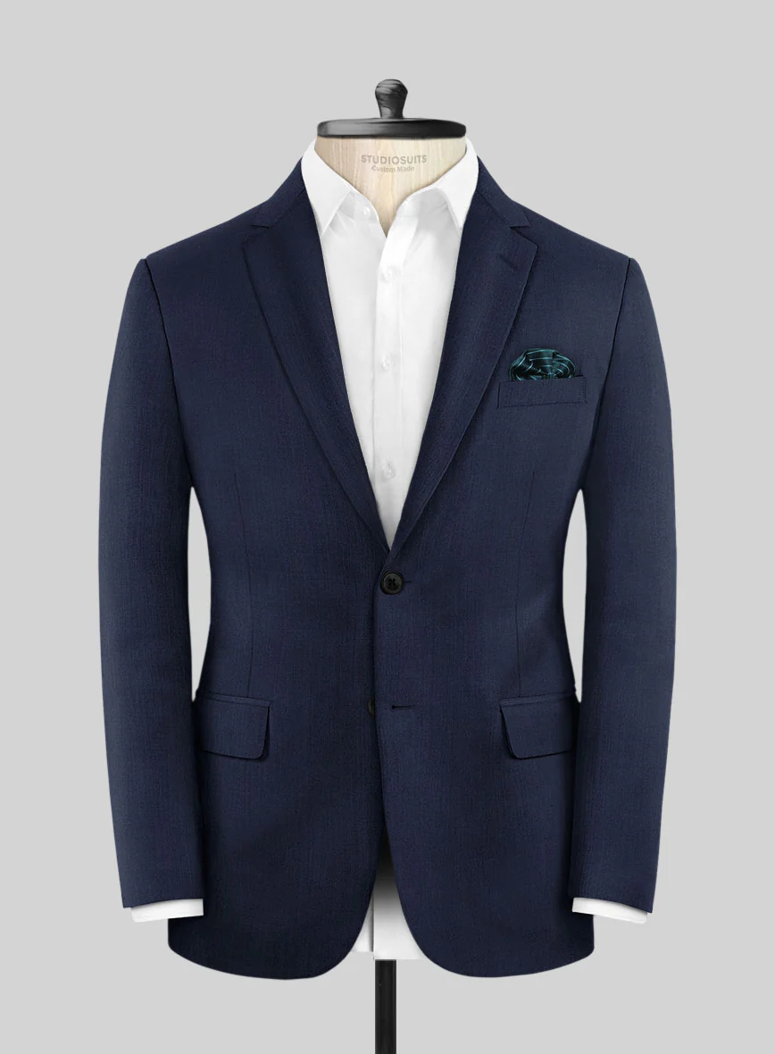 Reda Gem Blue Pure Wool Suit - Image 3