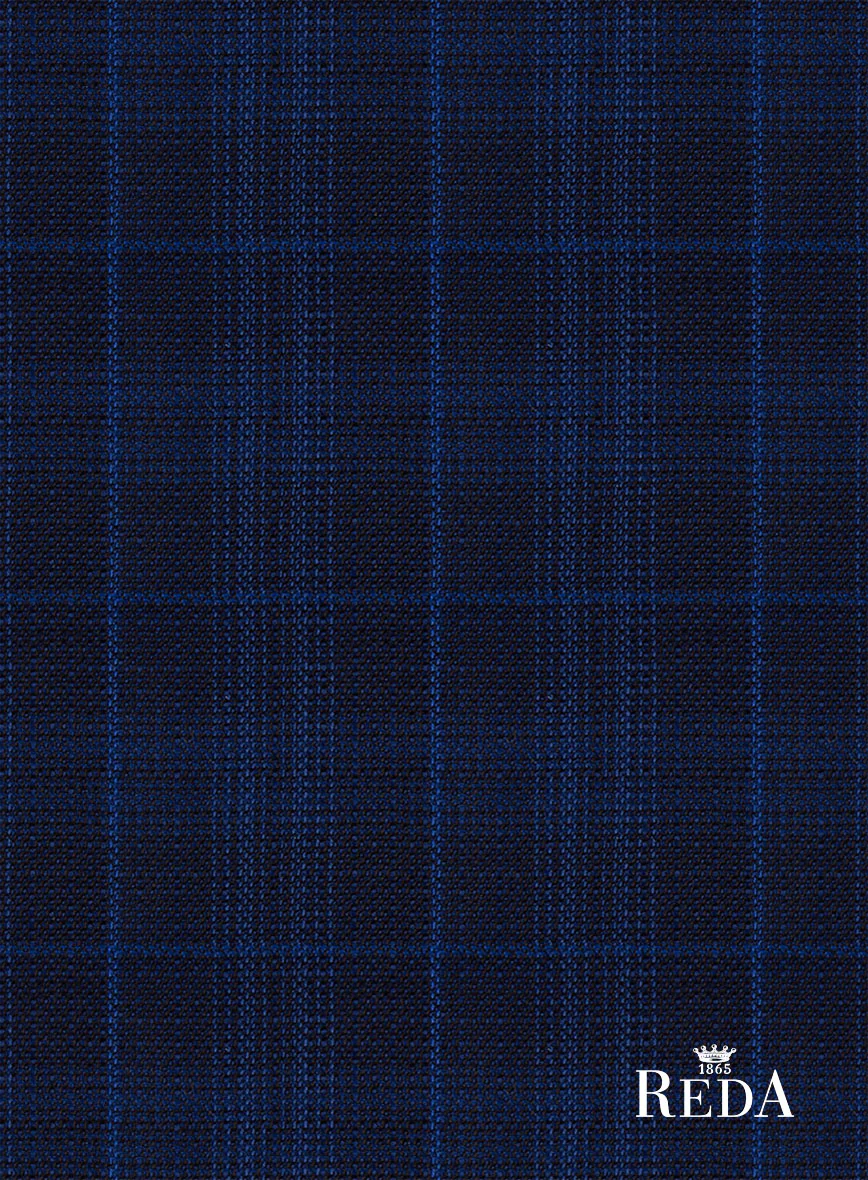 Reda Jagur Blue Checks Wool Suit - Image 7