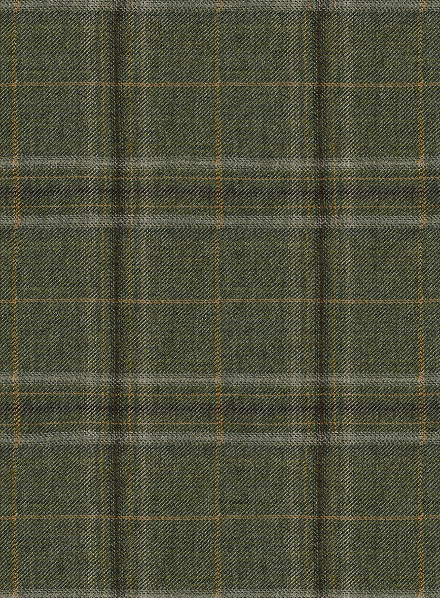 Reda Juniper Green Checks Wool Jacket - Image 2