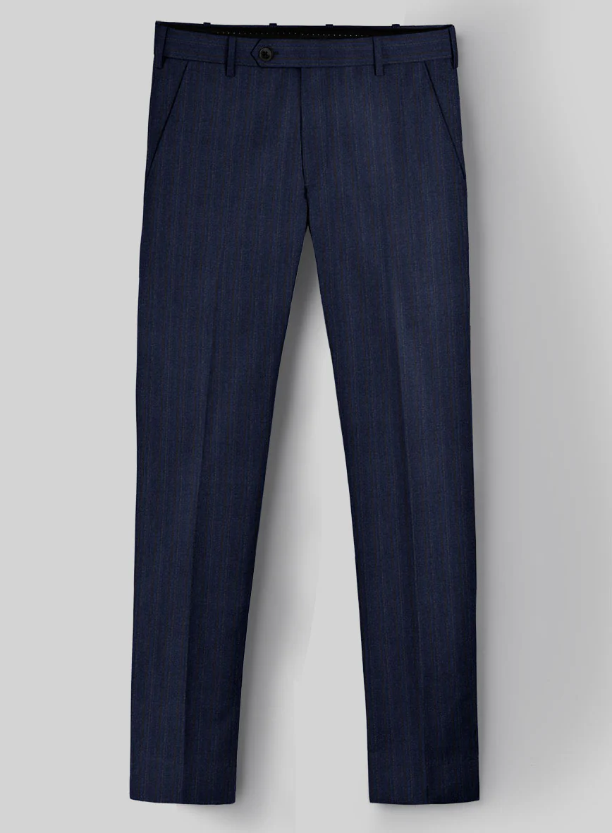 Reda Liora Blue Stripe Wool Suit - Image 5