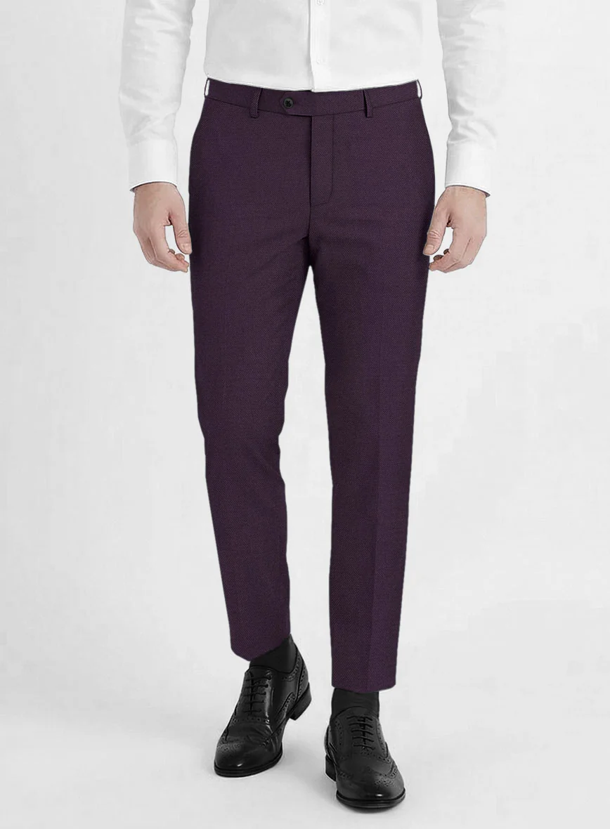 Reda Mauve Wool Suit - Image 5