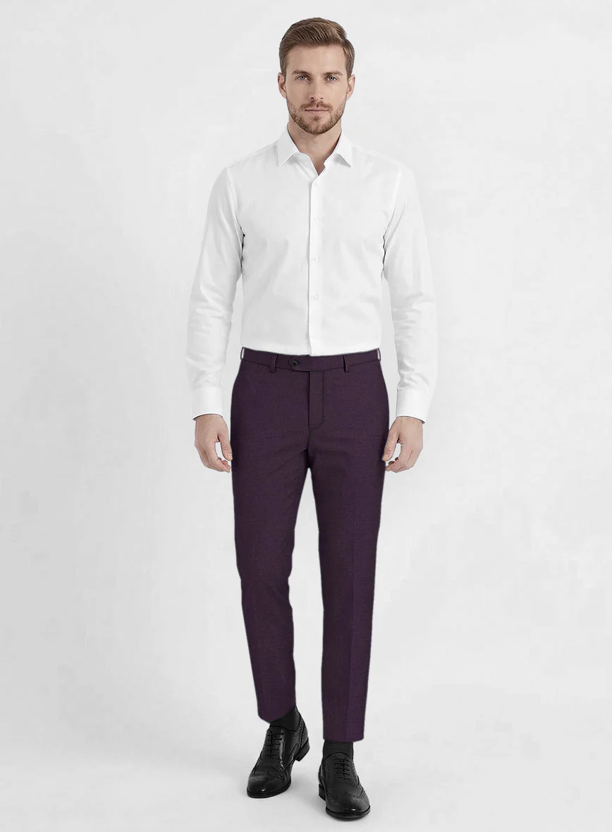 Reda Mauve Wool Suit - Image 6