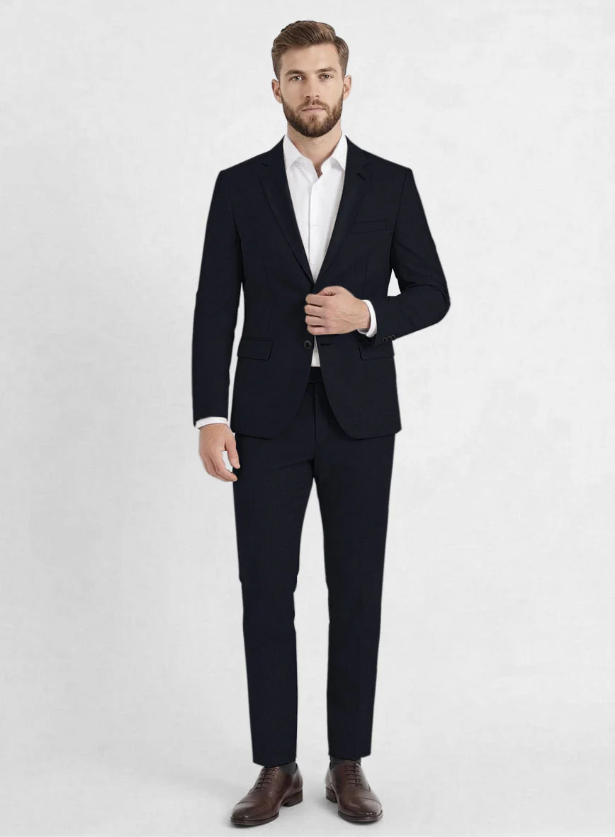 Reda Midnight Blue Wool Suit