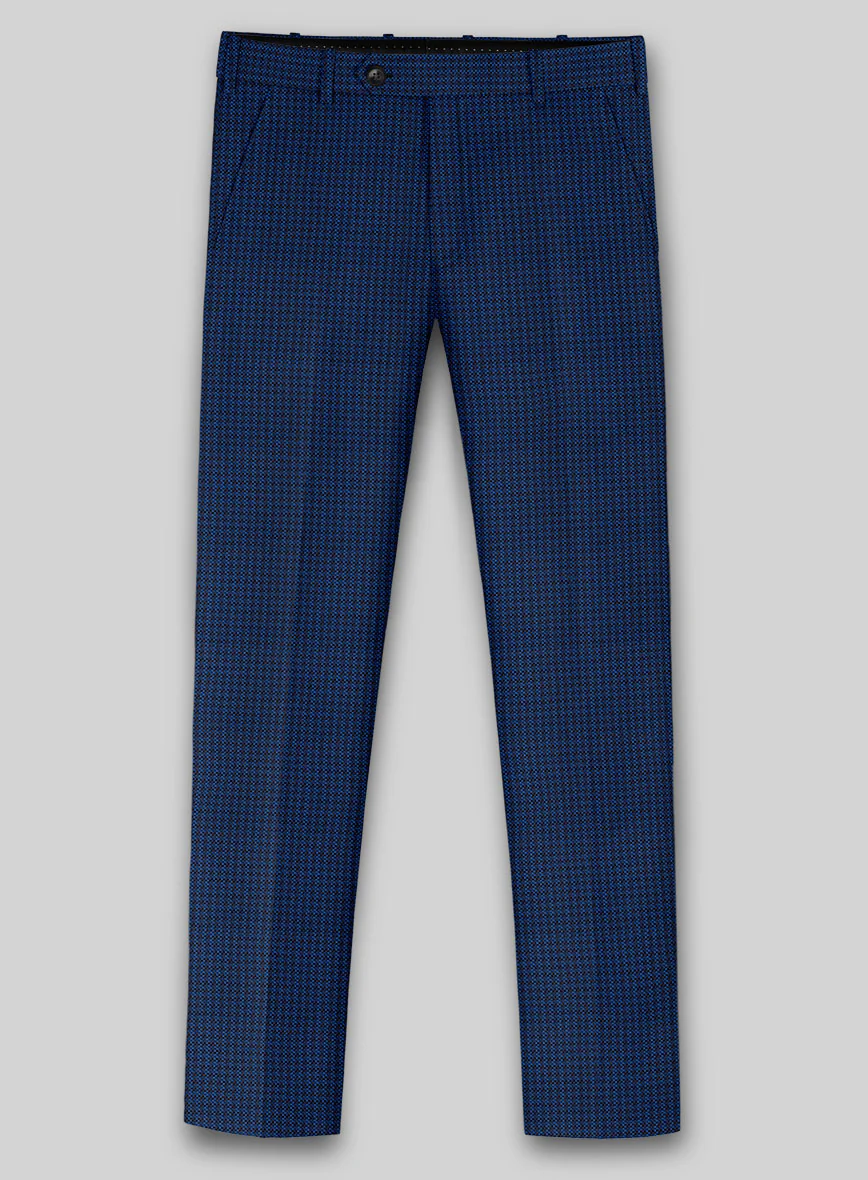 Reda Ocean Blue Wool Suit - Image 5