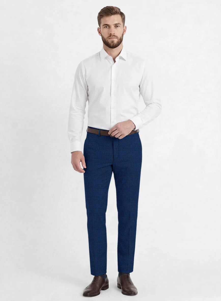 Reda Ocean Blue Wool Suit - Image 7