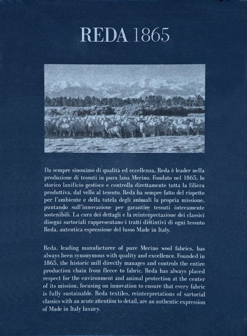 Reda Port Blue Checks Wool Pants - Image 4