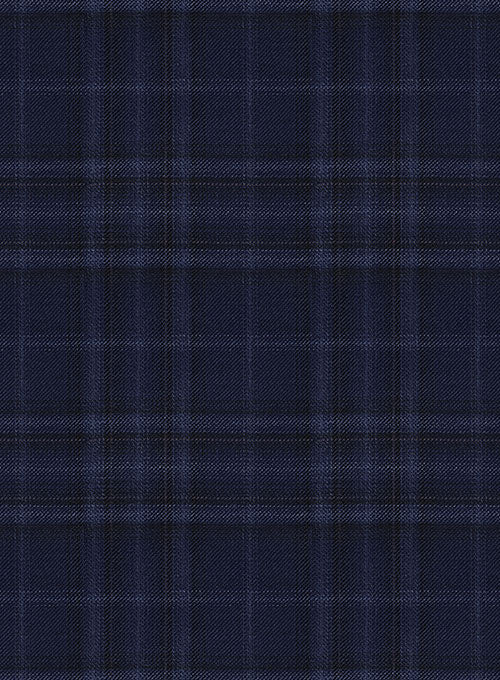 Reda Port Blue Checks Wool Suit - Image 2
