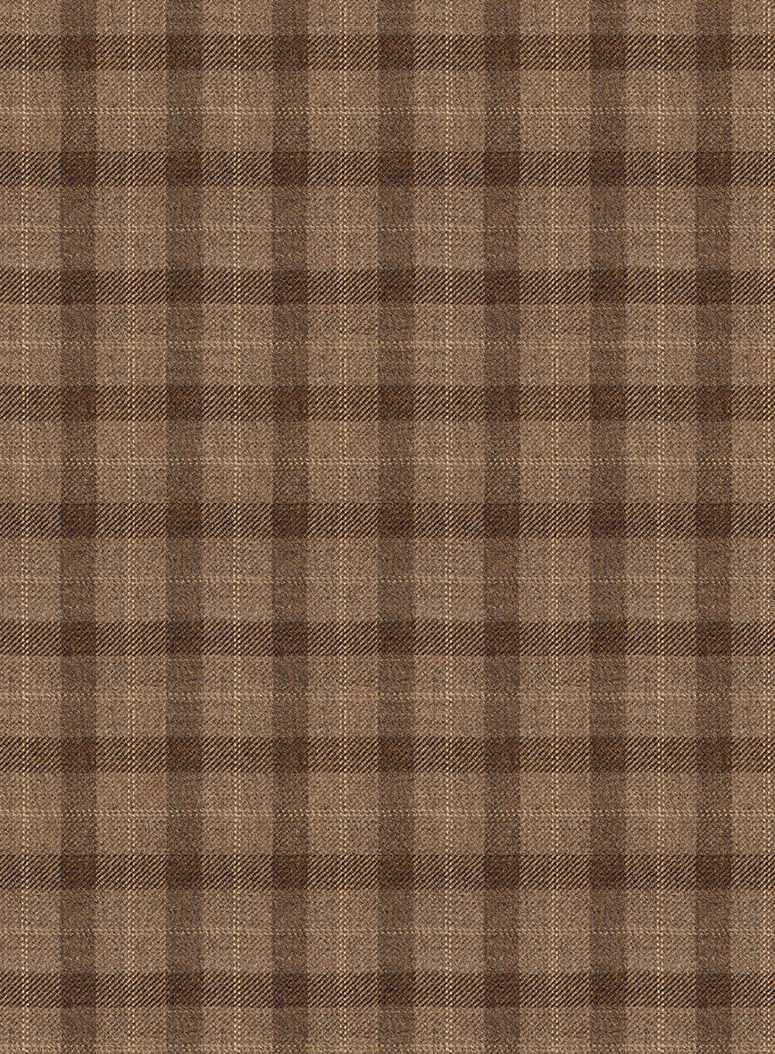 Reda Rope Brown Checks Wool Suit - Image 5