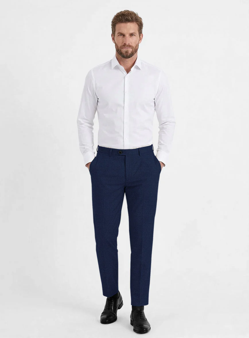 Reda Royal Blue Pure Wool Suit - Image 5