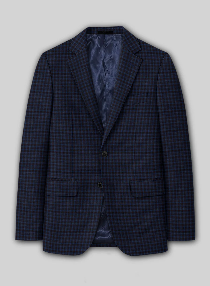 Reda Sarmen Checks Wool Jacket