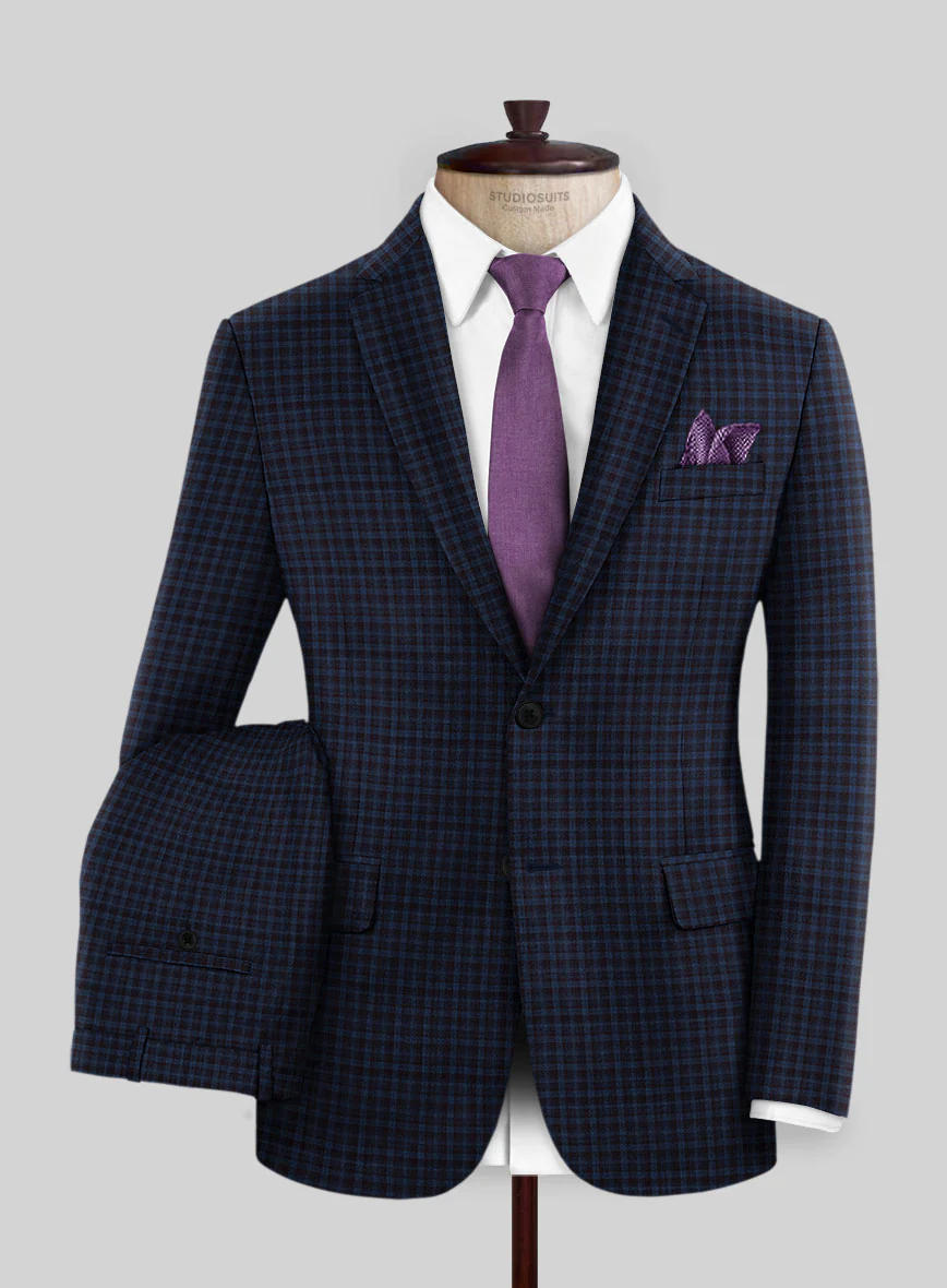 Reda Sarmen Checks Wool Suit - Image 2
