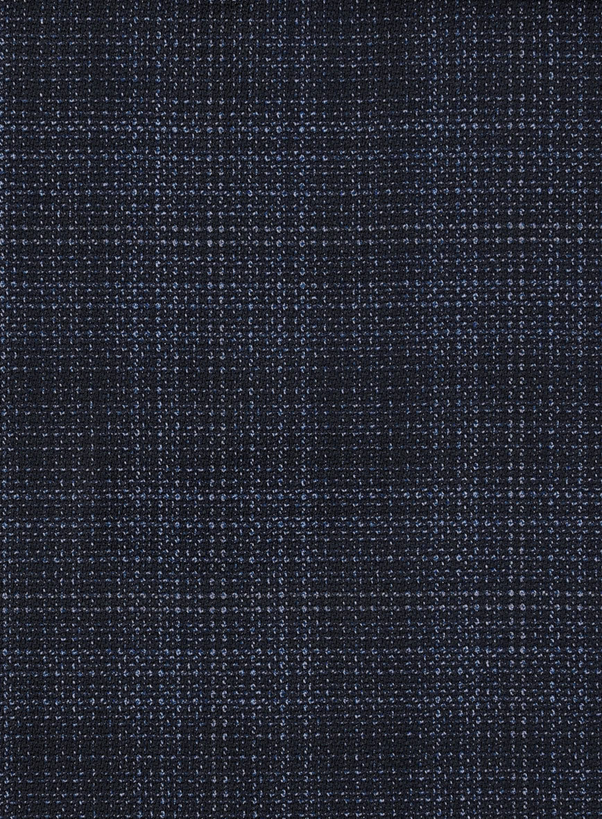 Reda Stibal Blue Checks Wool Jacket - Image 3