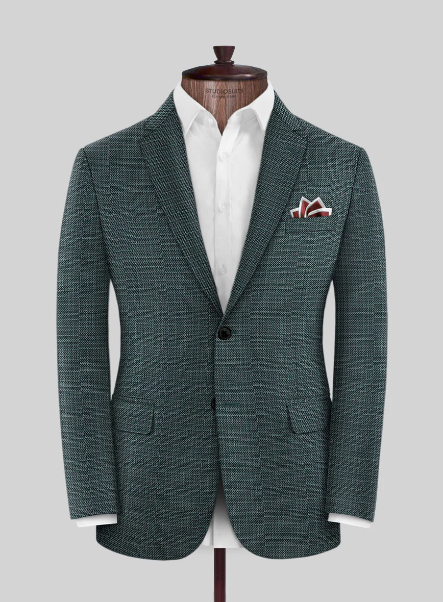Reda Tomare Green Wool Jacket