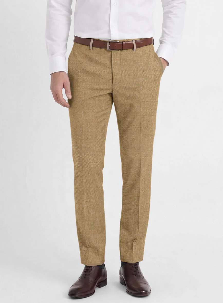 Reda Worsted Khaki Wool Suit - Image 6