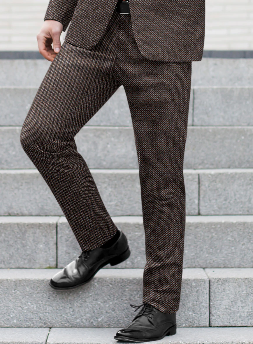 Reda Yunot Brown Wool Suit - Image 4
