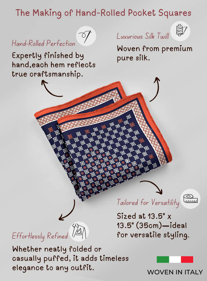 Regnare Silk Pocket Square - Image 5