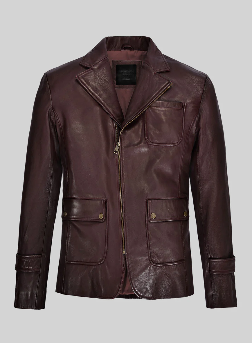Robert Leather Blazer