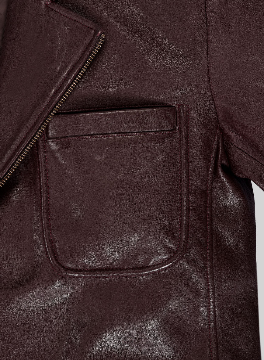 Robert Leather Blazer - Image 4