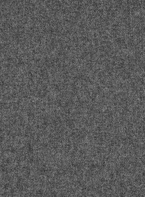 Rope Weave Gray Tweed Overcoat - Image 4