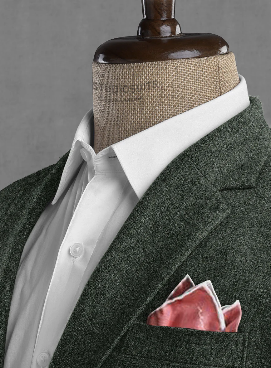 Rope Weave Green Tweed Suit - Image 6