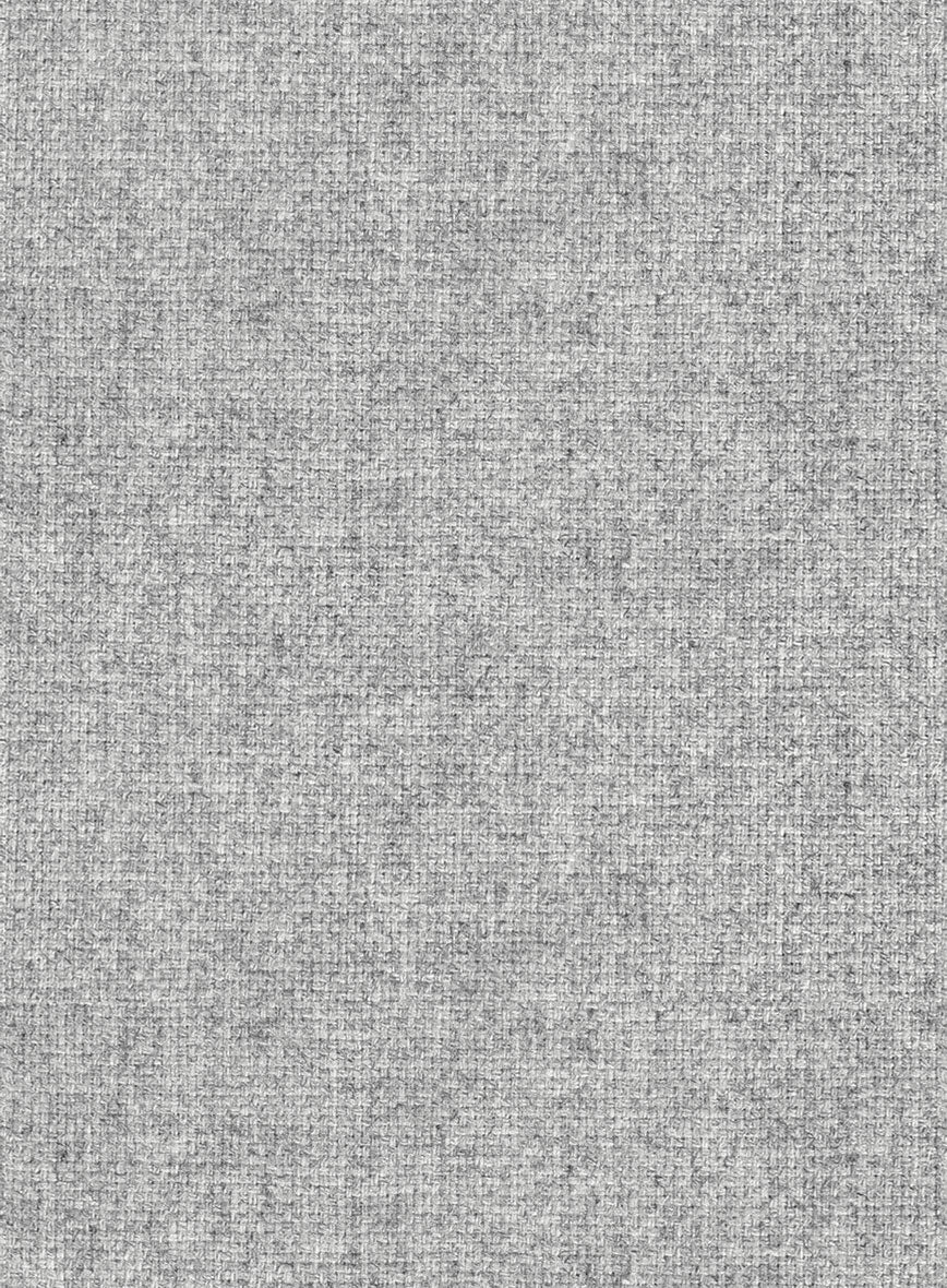 Rope Weave Light Gray Highland Tweed Trousers - Image 5