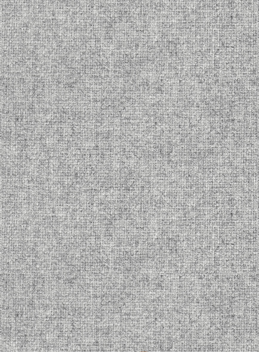 Rope Weave Light Gray Tweed Pants - Image 4