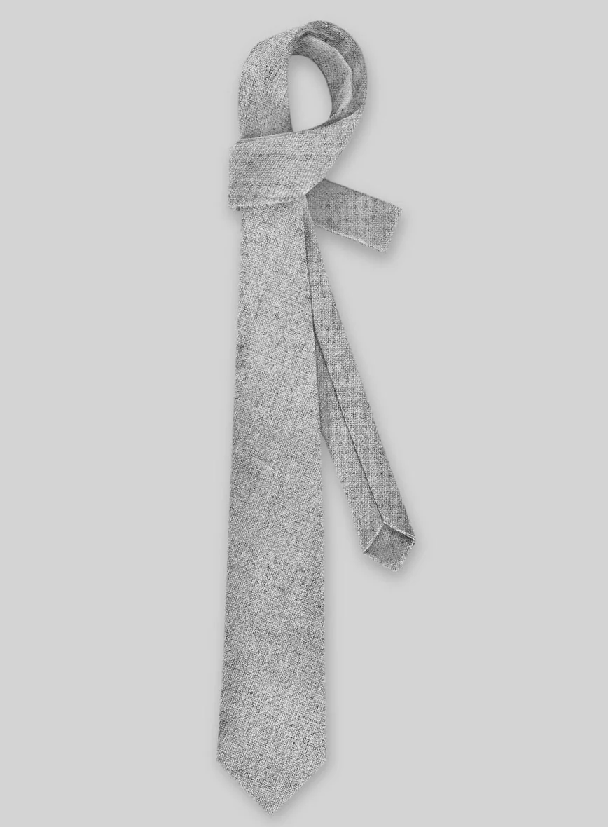 Tweed Tie - Rope Weave Light Gray - Image 2
