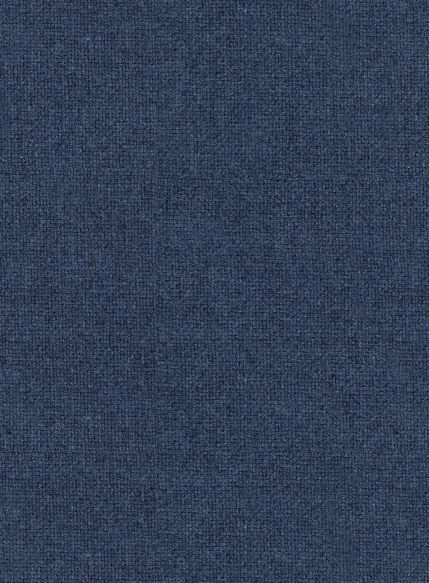 Rope Weave Persian Blue Tweed Double Breasted Jacket - Image 2