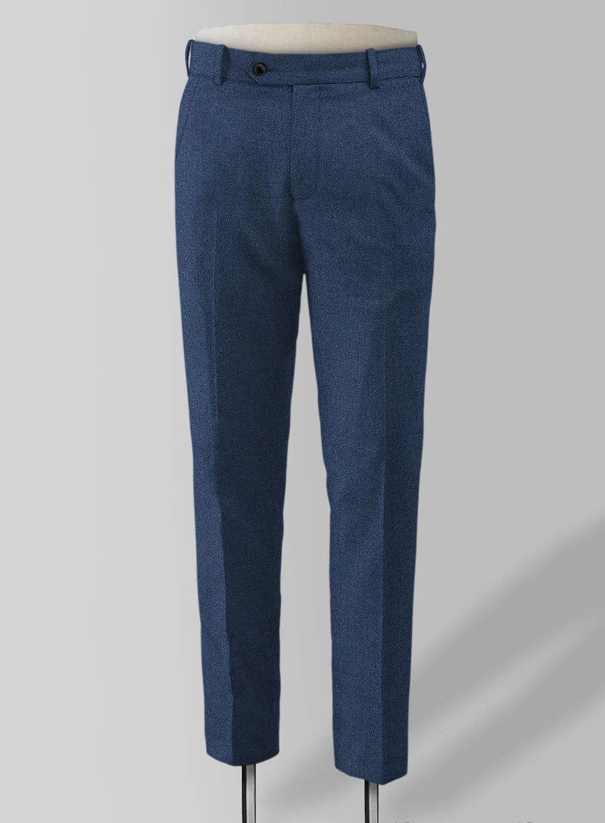 Rope Weave Persian Blue Tweed Suit - Image 6