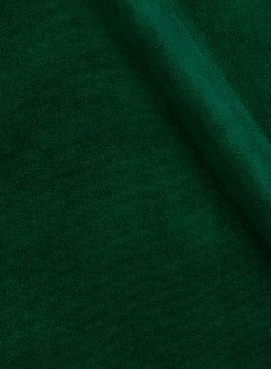 Royal Green Velvet Tuxedo Jacket - Image 4