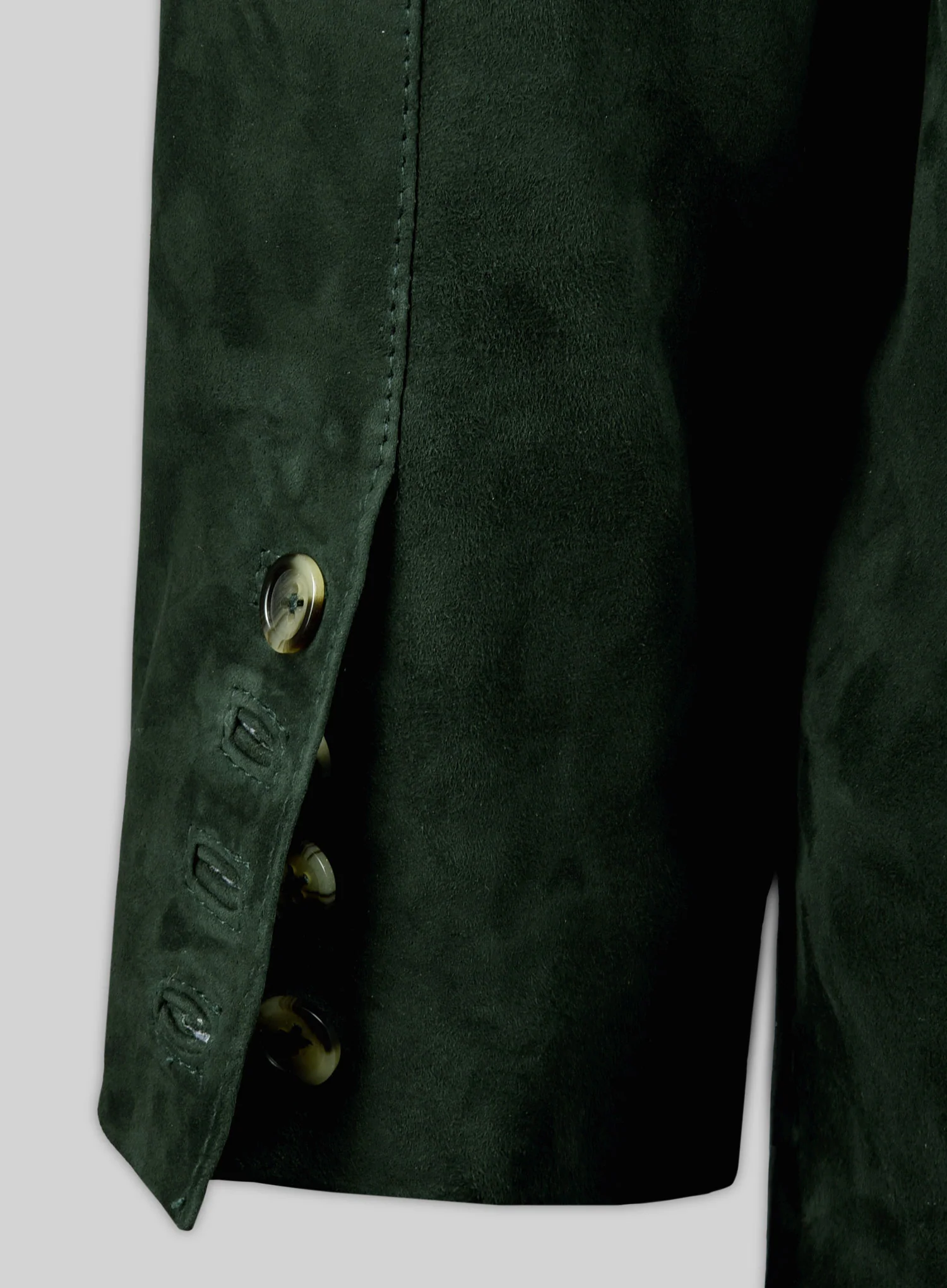 Safari Forest Suede Leather Blazer - Image 6