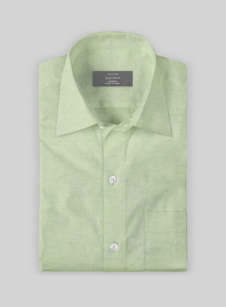 Sage Drift Oxford Cotton Shirt