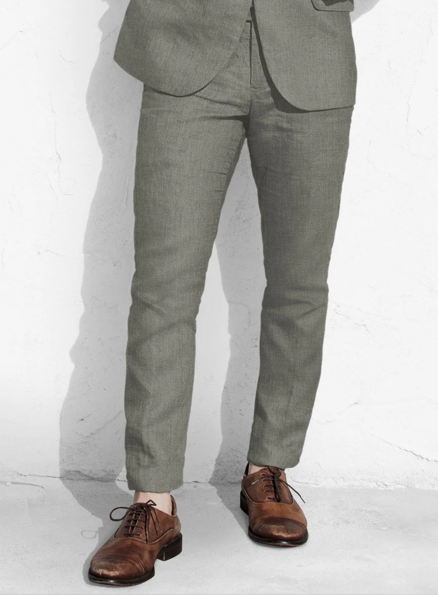 Sage Green Linen Suit - Image 5