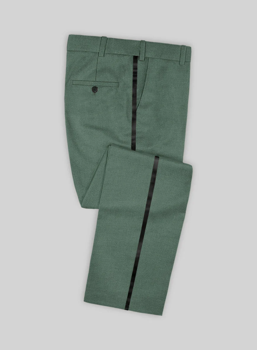 Sage Green Tuxedo Suit - Image 5