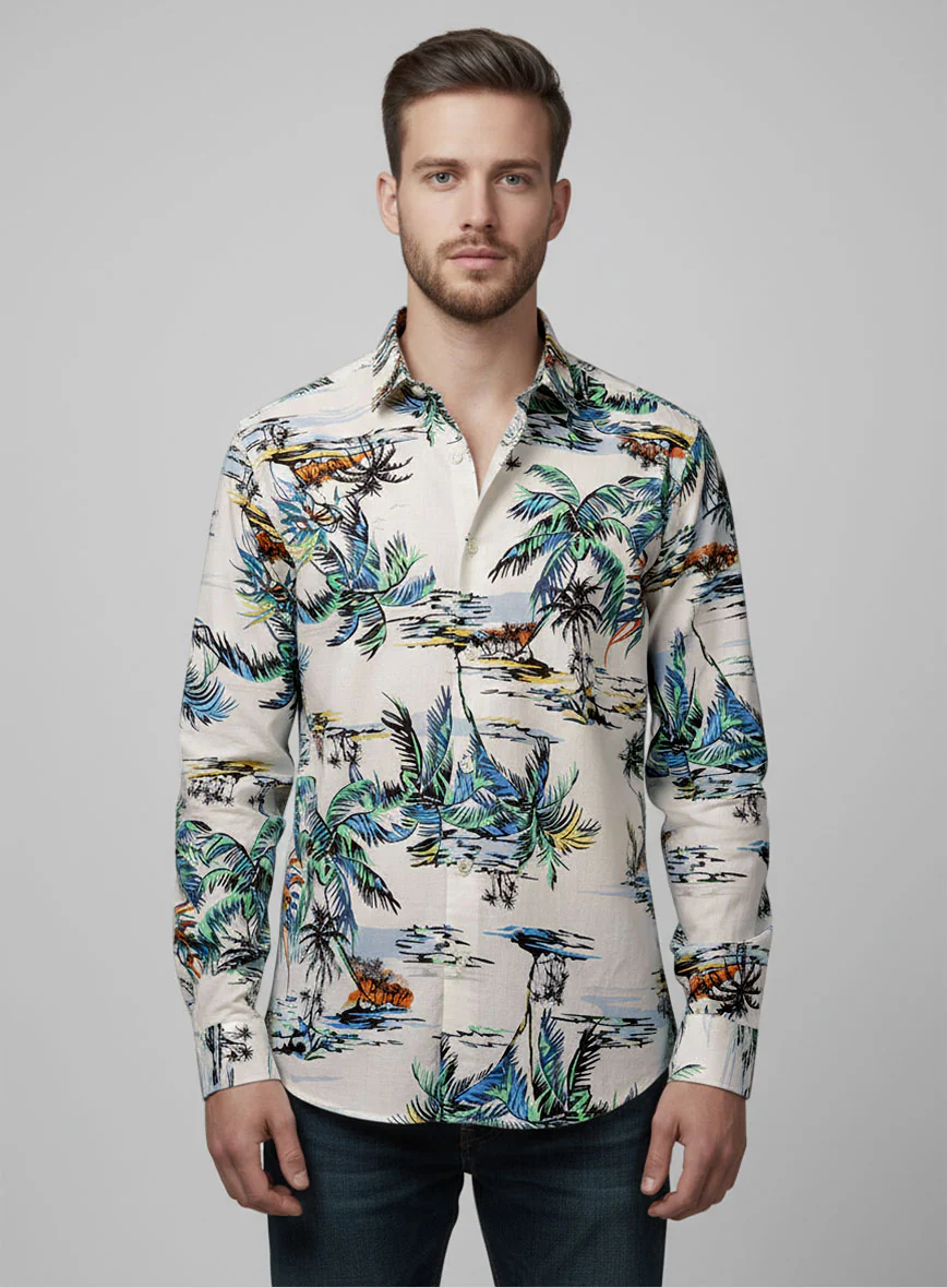 Sandy Shores Cotton Shirt