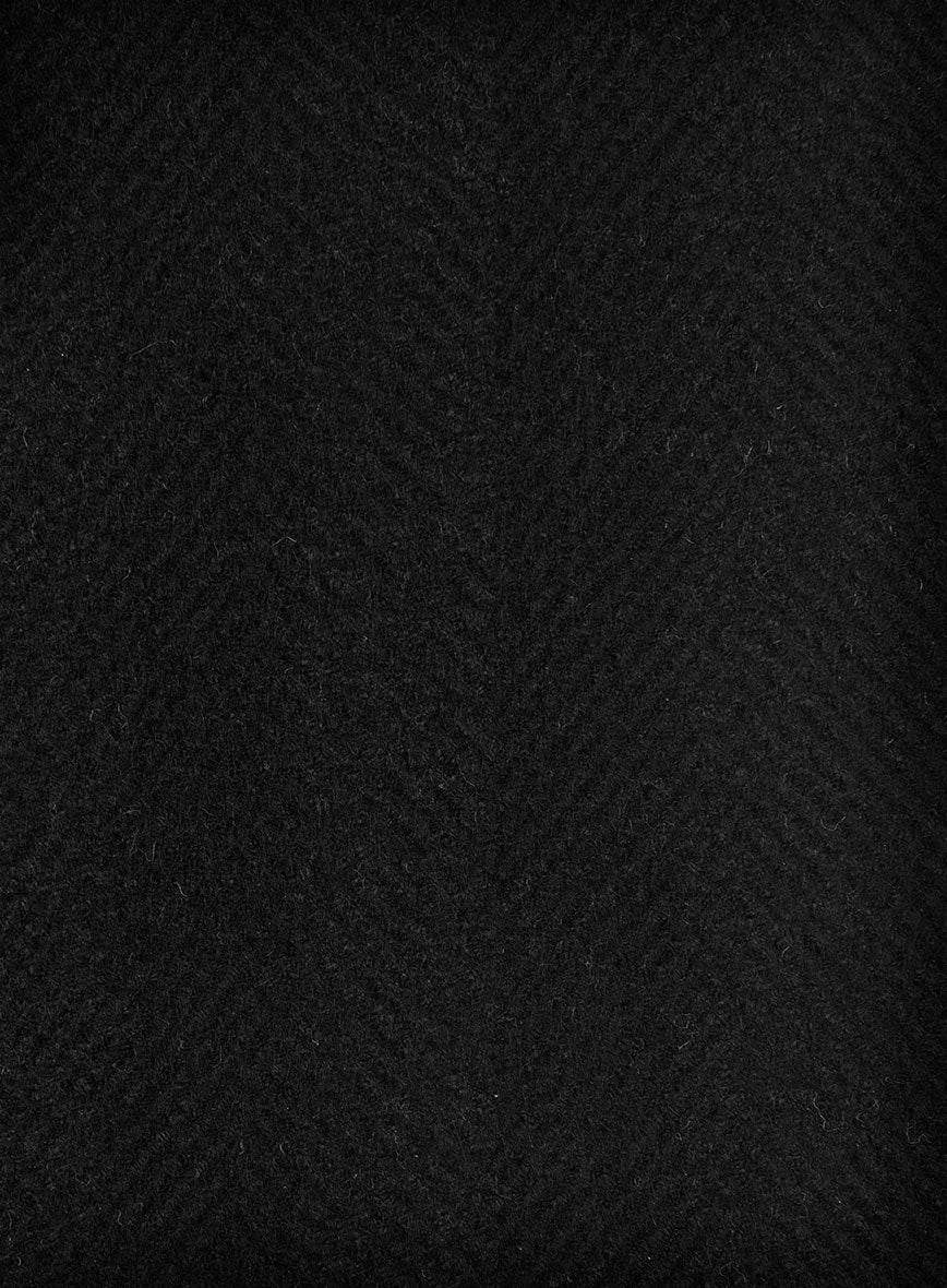 Sartori Allegra Black Herringbone Soft Tweed Suit - Image 7