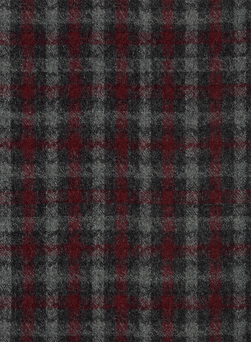 Sartori Ambrogio Red Check Soft Tweed Suit - Image 7